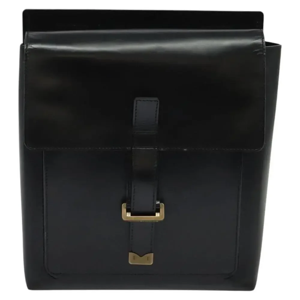 Louis Vuitton Leather Liege Fantassan Shoulder Bag Black